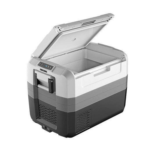 Professional title: "58-Quart Portable Electric Cooler for Camping and Car Use"