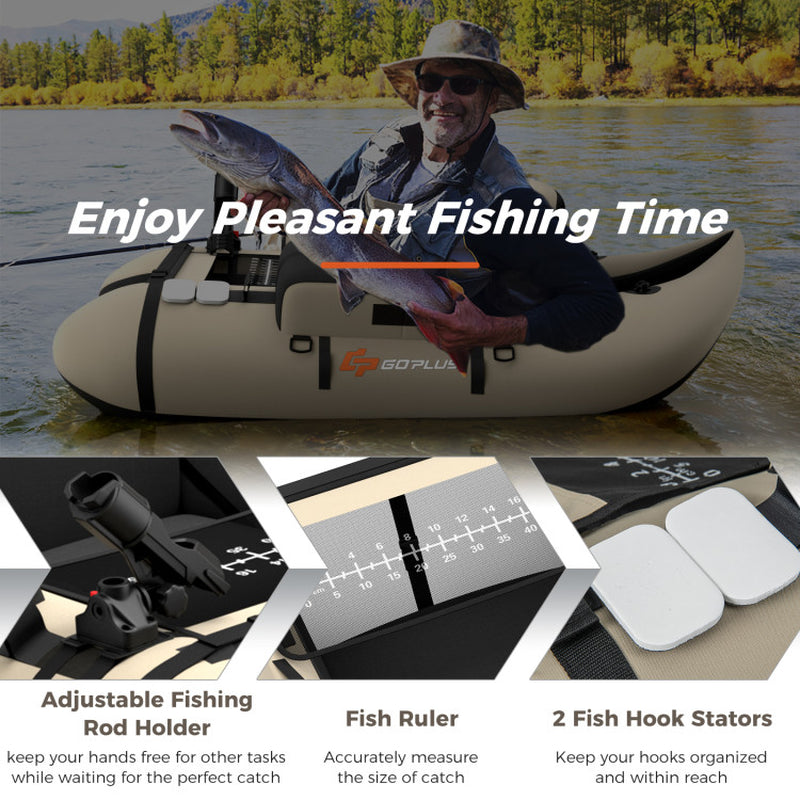 Professional title: ```Adjustable Strap Inflatable Fishing Float with