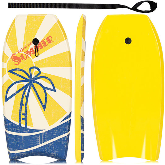Professional title: "High-Quality Lightweight Surfboard with Premium Wrist Leash - Medium Size"