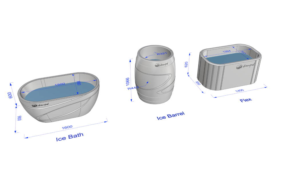 Cold Plunge Barrel FLEX with Chiller