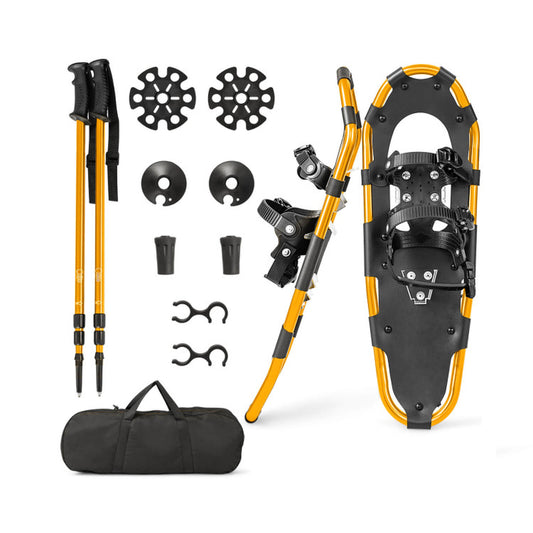 Professional title: "21-Inch Lightweight Terrain Snowshoes with 4-in-1 Flexible Pivot System"