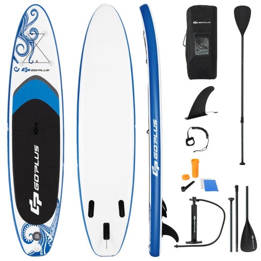 Professional title: "10.6-Foot Inflatable Stand-Up Paddle Board with Carry Bag"