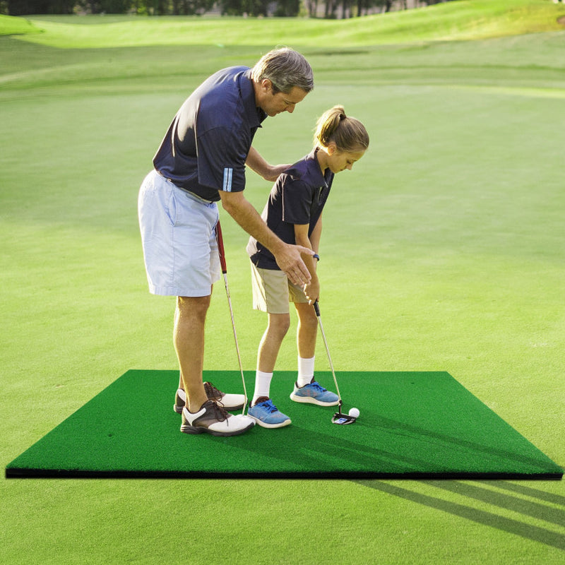 5 X 3 Feet Golf Mat with 3 Rubber Tees