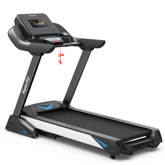 4.75 HP Treadmill with APP and Auto Incline for Home and Apartment-Black